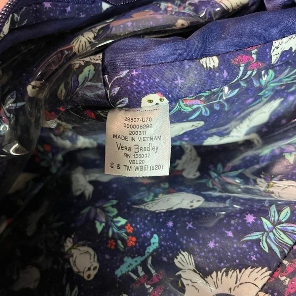 Vera Bradley Harry Potter Forbidden Forest Hanging Travel Organizer Quilted Bag